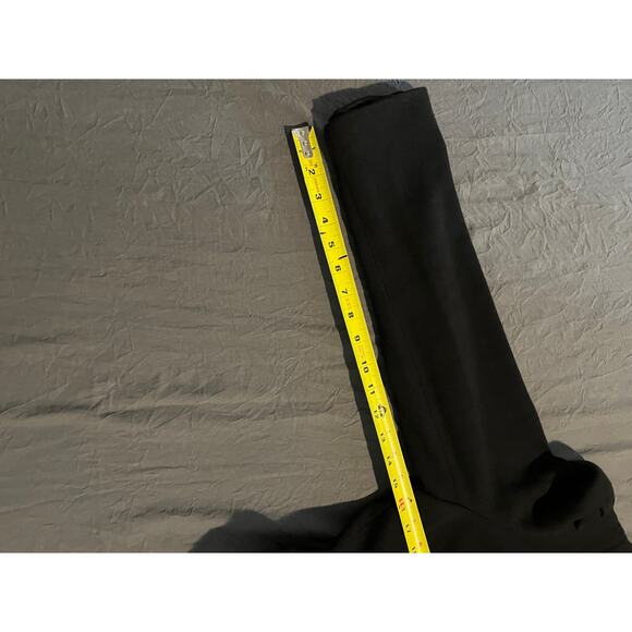 INC International Concepts Ruffle Front Jacket Medium Black Cotton Blend - Picture 8 of 8